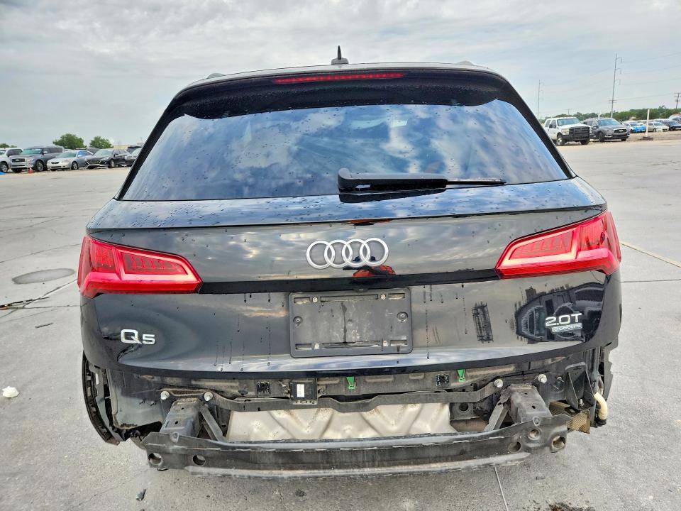 2018 Audi Q5 VIN WA1ANAFY9J2004069 COPART salvage auction — REAR END, La - Cert Of Title-Salvage, sold $3,550 on 2026-07-29 (photo 6)