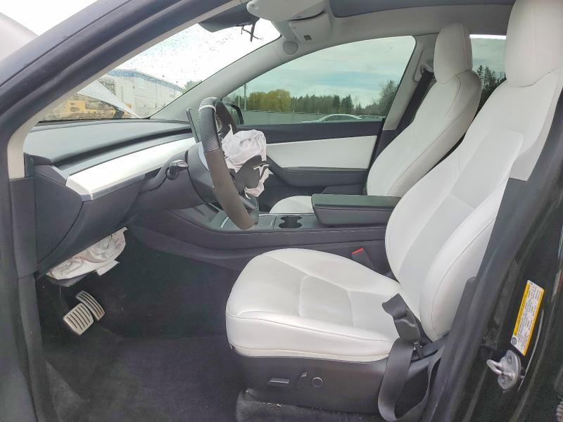 2022 Tesla Model y VIN 7SAYGDEF2NF314389 COPART salvage auction — FRONT END, On - Permit No Brand - Unfit, sold $8,400 on 2026-07-07 (photo 7)