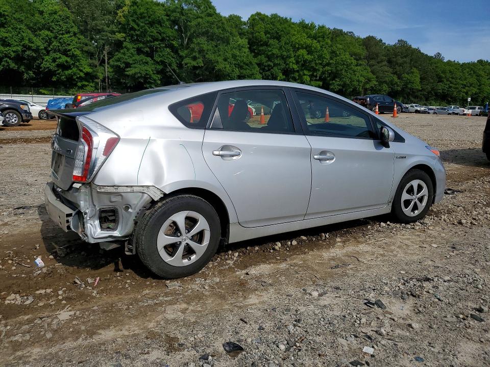 2015 Toyota Prius VIN JTDKN3DU4F0433046 COPART salvage auction — REAR END, Ga - Cert Of Title-Salvage, sold $4,050 on 2026-07-24 (photo 3)