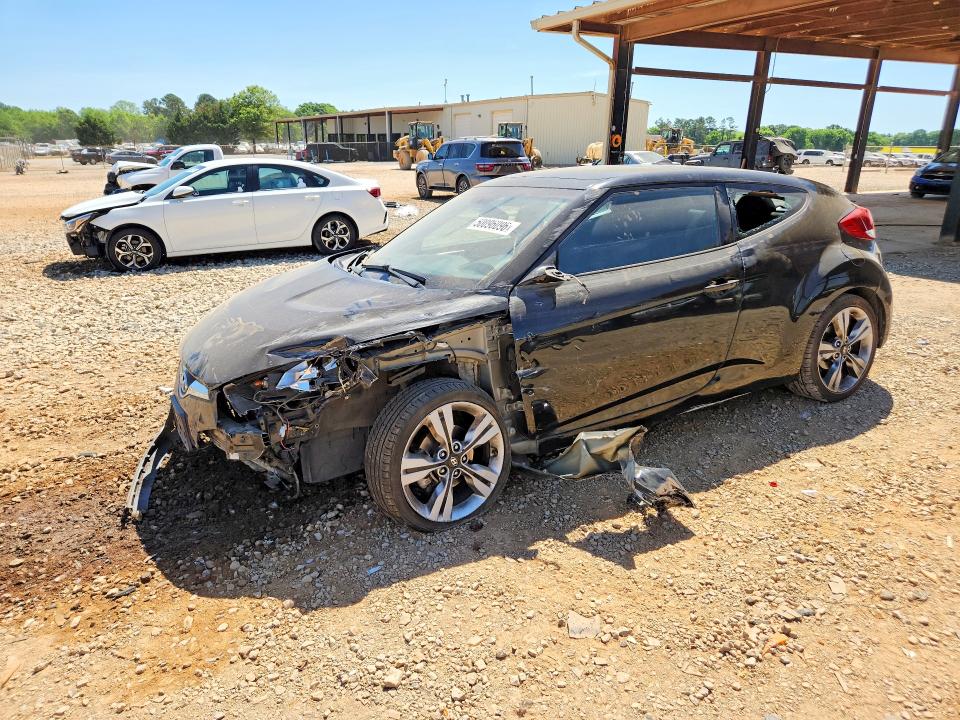 2017 Hyundai Veloster VIN KMHTC6ADXHU324386 COPART salvage auction — ALL OVER, AL - CERT OF TITLE-SALVAGE TITLE, sold $500 on 2026-07-08 (photo 1)