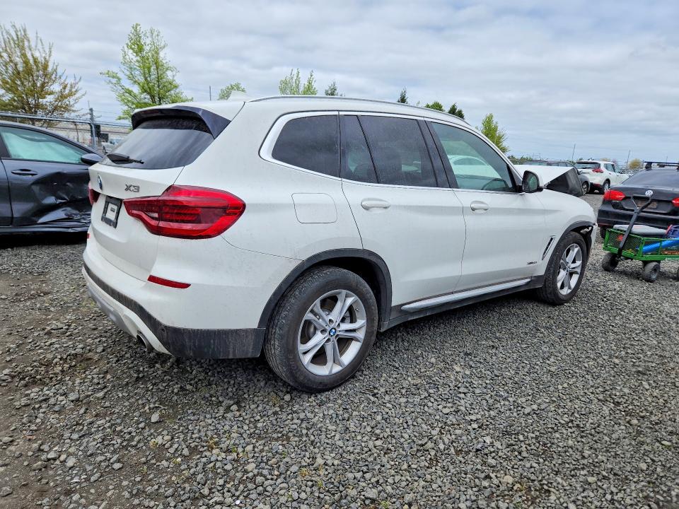2018 BMW X3 VIN 5UXTR9C54JLC78691 COPART salvage auction — FRONT END, Or - Salvage Title Certificate, sold $5,800 on 2026-07-21 (photo 3)