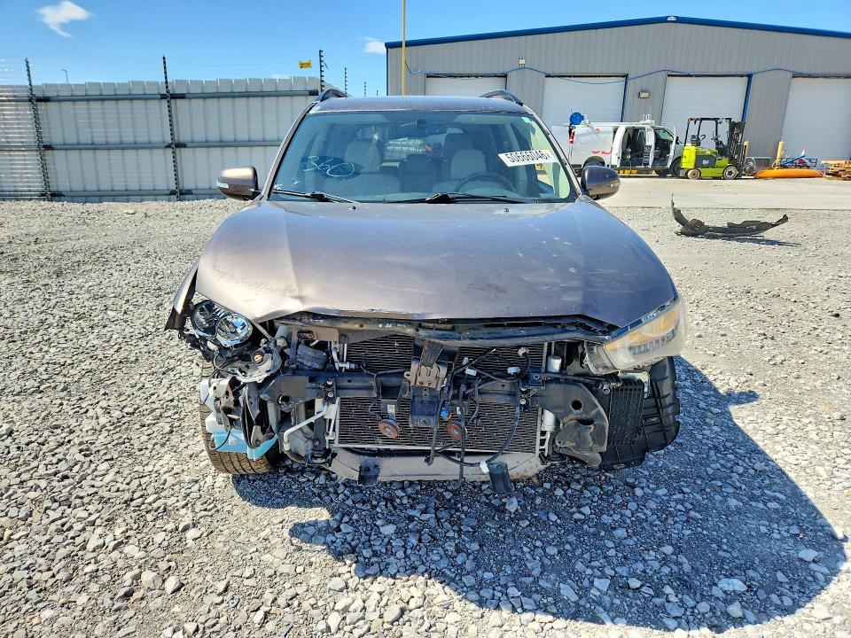 2012 Mitsubishi Outlander VIN JA4AS3AW7CU031921 COPART salvage auction — FRONT END, Il - Salvage Certificate, sold $975 on 2026-07-08 (photo 5)