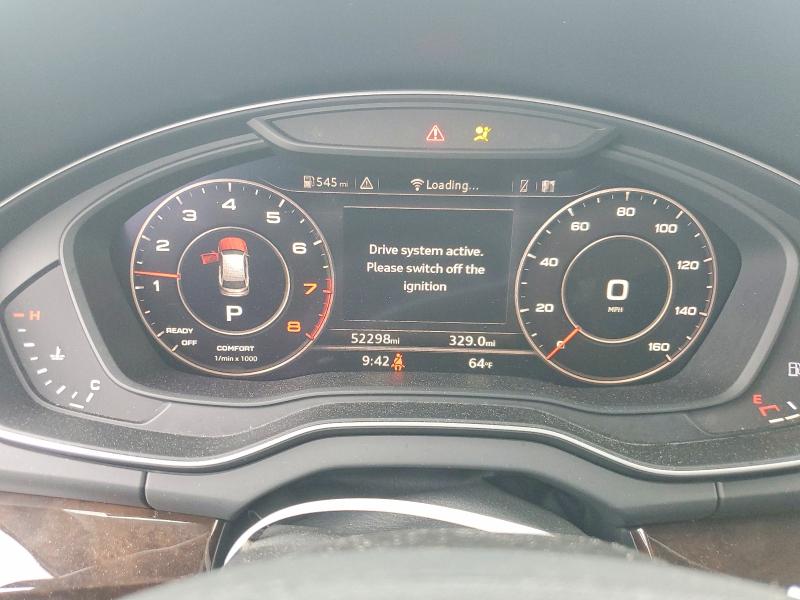 2018 Audi Q5 VIN WA1BNAFY0J2238024 COPART salvage auction — REAR END, Il - Salvage Certificate, sold $10,300 on 2026-07-16 (photo 9)