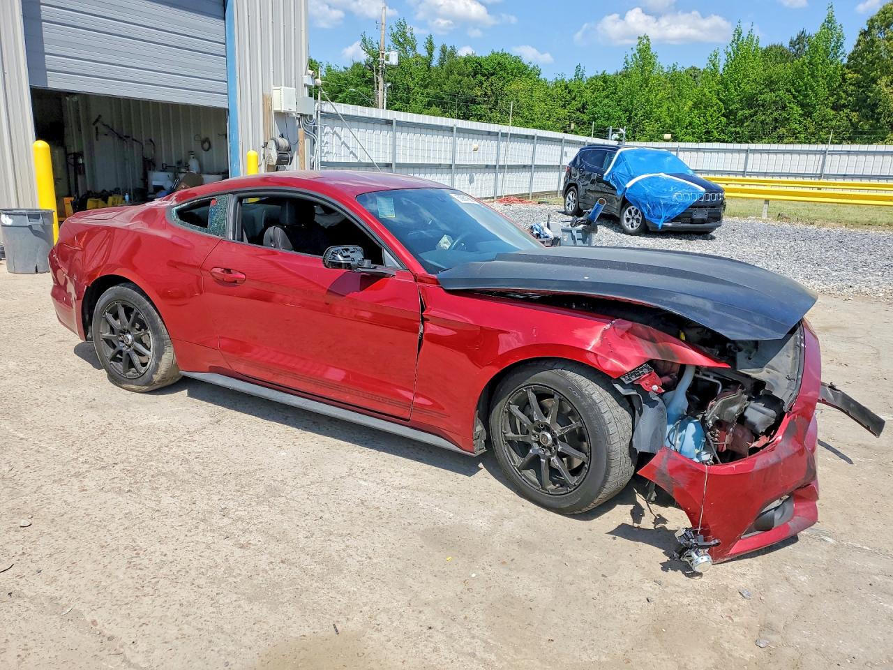 2017 Ford Mustang VIN 1FA6P8TH6H5329084 COPART salvage auction — Front End, TN - SALVAGE CERTIFICATE, sold $1,750 on 2026-07-09 (photo 4)