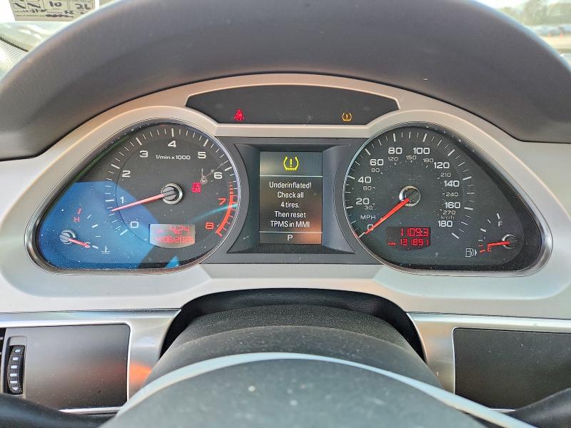 2011 Audi A6 VIN WAUKGAFB3BN058190 COPART salvage auction — FRONT END, PA - CERTIFICATE OF SALVAGE, sold $750 on 2026-07-10 (photo 9)