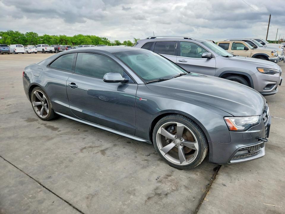2015 Audi S5 VIN WAUCGAFR3FA055305 COPART salvage auction — NORMAL WEAR, Tx - Certificate Of Title, sold $2,050 on 2026-07-09 (photo 4)