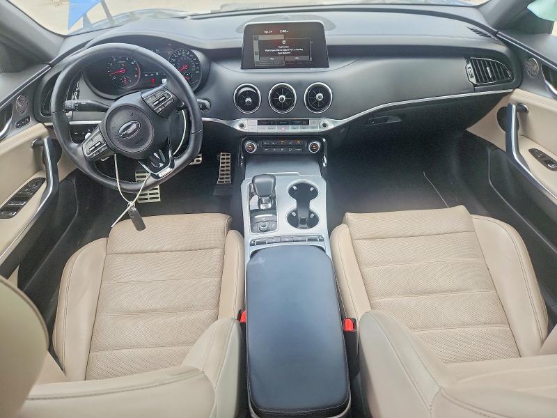 2018 Kia Stinger VIN KNAE55LC9J6028708 COPART salvage auction — REAR END, Sc - Cert Of Title-Salvage, sold $6,800 on 2026-07-13 (photo 8)