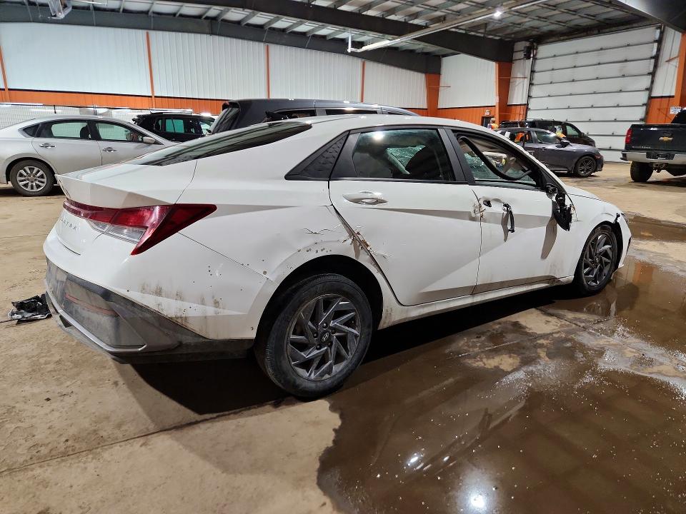 2024 Hyundai Elantra VIN KMHLM4DG7RU727170 COPART salvage auction — FRONT END, Ab - Bos - Nonrepairable, sold $525 on 2026-07-21 (photo 3)