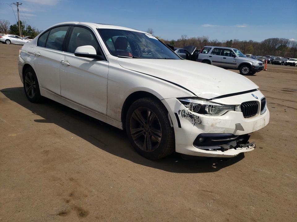 2018 BMW 3er VIN WBA8D9C56JEB35832 COPART salvage auction — FRONT END, Salvage Title, sold $1,650 on 2026-07-31 (photo 4)