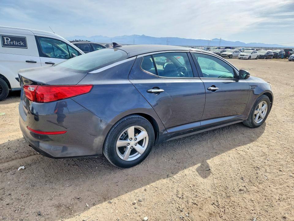 2015 Kia Optima VIN 5XXGM4A74FG438579 COPART salvage auction — SIDE, Ca - Salvage Certificate, sold $1,500 on 2026-07-20 (photo 3)