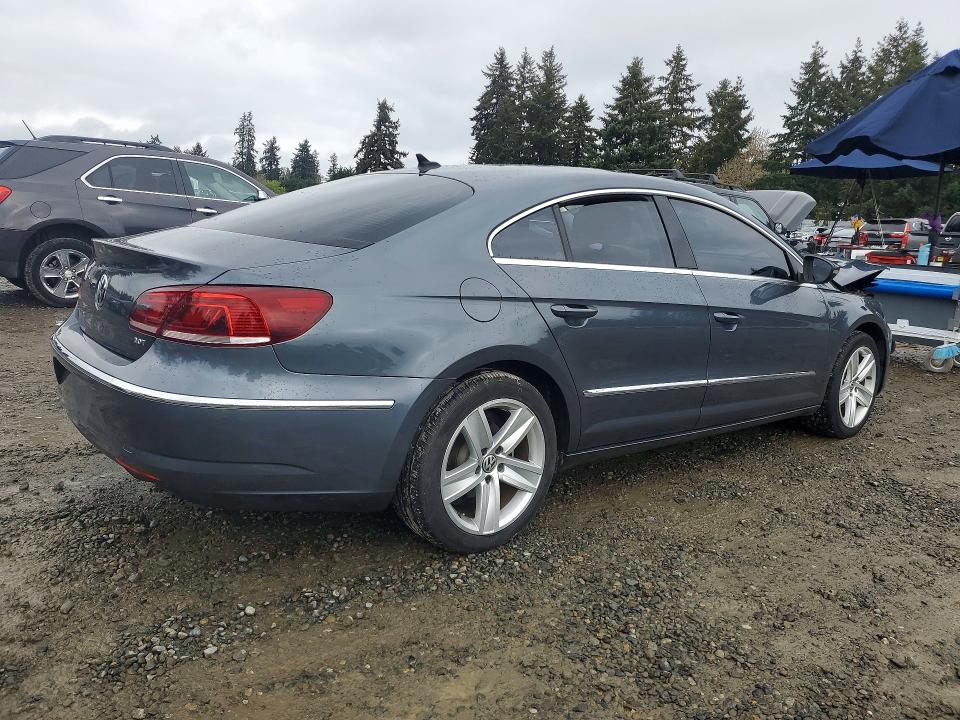2013 Volkswagen Passat cc VIN WVWAP7AN5DE505642 COPART salvage auction — FRONT END, WA - BILL OF SALE, sold $250 on 2026-07-31 (photo 3)