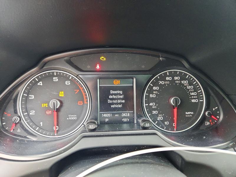 2016 Audi Q5 VIN WA1L2AFP6GA084390 COPART salvage auction — FRONT END, PA - CERTIFICATE OF SALVAGE, sold $375 on 2026-07-02 (photo 9)