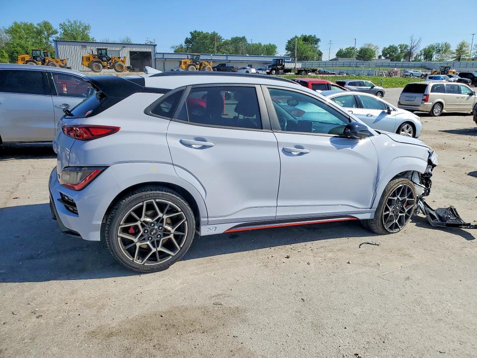 2022 Hyundai Kona VIN KM8KH3AC6NU001841 COPART salvage auction — FRONT END, Mo - Salvage Certificate Of Title, sold $6,000 on 2026-07-10 (photo 3)