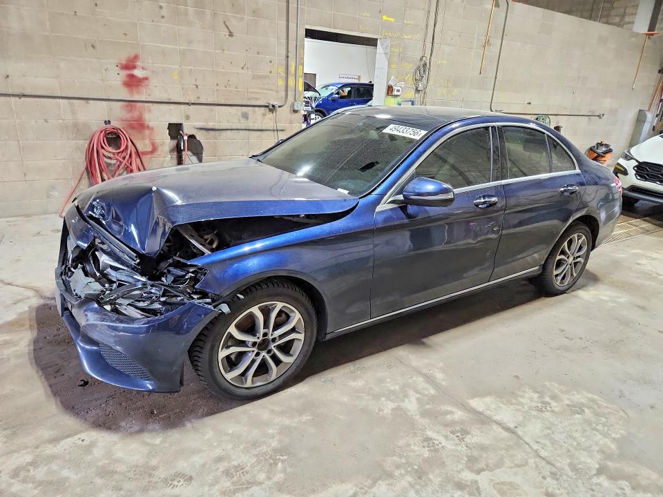 2017 Mercedes-benz C-klasse VIN 55SWF4KB4HU184062 — COPART salvage auction photo