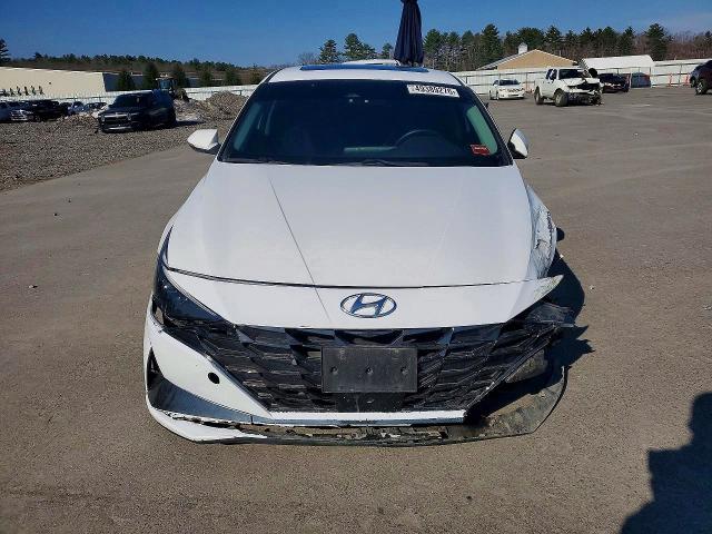 2021 Hyundai Elantra VIN KMHLN4AJXMU007576 COPART salvage auction — FRONT END, Me - Cert Of Title-Salvage Collisio, sold $3,700 on 2026-07-06 (photo 5)