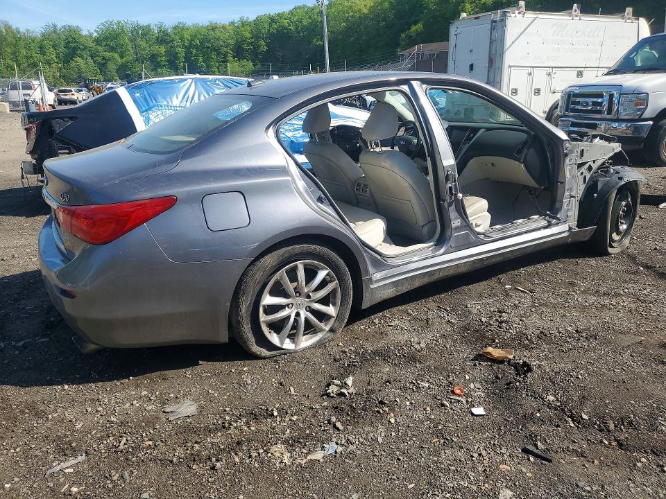 2014 Infiniti Q50 VIN JN1BV7AR4EM703099 COPART salvage auction — STRIPPED, Md - Parts Only-No Title Letter, sold $100 on 2026-07-30 (photo 3)
