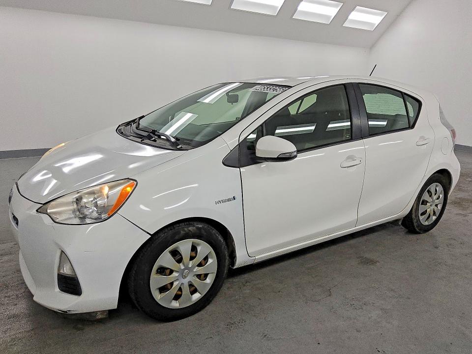 2012 Toyota Prius c VIN JTDKDTB38C1026463 COPART salvage auction — MINOR DENT/SCRATCHES, Ca - Lien Papers-Salvage Or Ac, sold $1,250 on 2026-07-02 (photo 1)