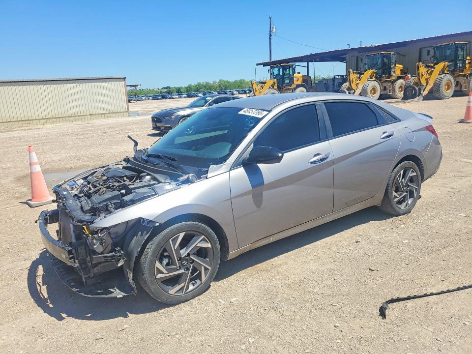 2025 Hyundai Elantra VIN KMHLM4DG9SU887251 COPART salvage auction — FRONT END, TX, sold $5,000 on 2026-07-22 (photo 1)