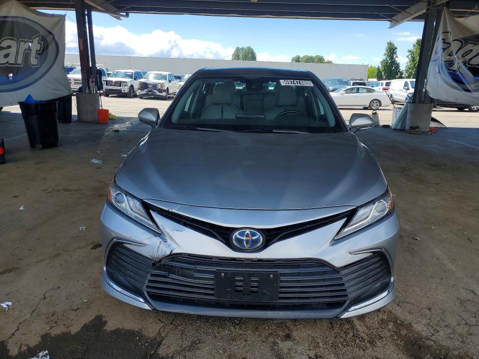 2022 Toyota Camry VIN 4T1F31AK8NU599748 COPART salvage auction — FRONT END, Ca - Certificate Of Title, sold $8,500 on 2026-07-02 (photo 5)