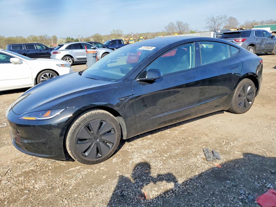 2025 Tesla Model 3 VIN 5YJ3E1EA4SF069297 COPART salvage auction — REAR END, Md - Cert Of Salvage < 75% Damage, sold $2,900 on 2026-07-23 (photo 1)