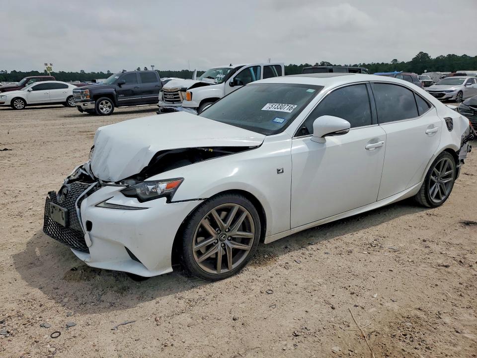 2016 Lexus VIN JTHCE1D24G5010414 COPART salvage auction — FRONT END, Tx - Salvage Vehicle Title, sold $1,400 on 2026-07-21 (photo 1)