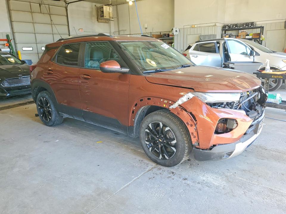 2021 Chevrolet Trailblazer VIN KL79MPS23MB061532 COPART salvage auction — FRONT END, Mo - Salvage Certificate Of Title, sold $1,850 on 2026-07-28 (photo 4)