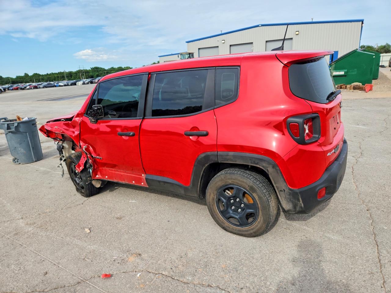 2021 Jeep Renegade VIN ZACNJDAB2MPN28100 COPART salvage auction — Front End, OK - CERT OF TITLE-SALVAGE, sold $550 on 2026-07-09 (photo 2)