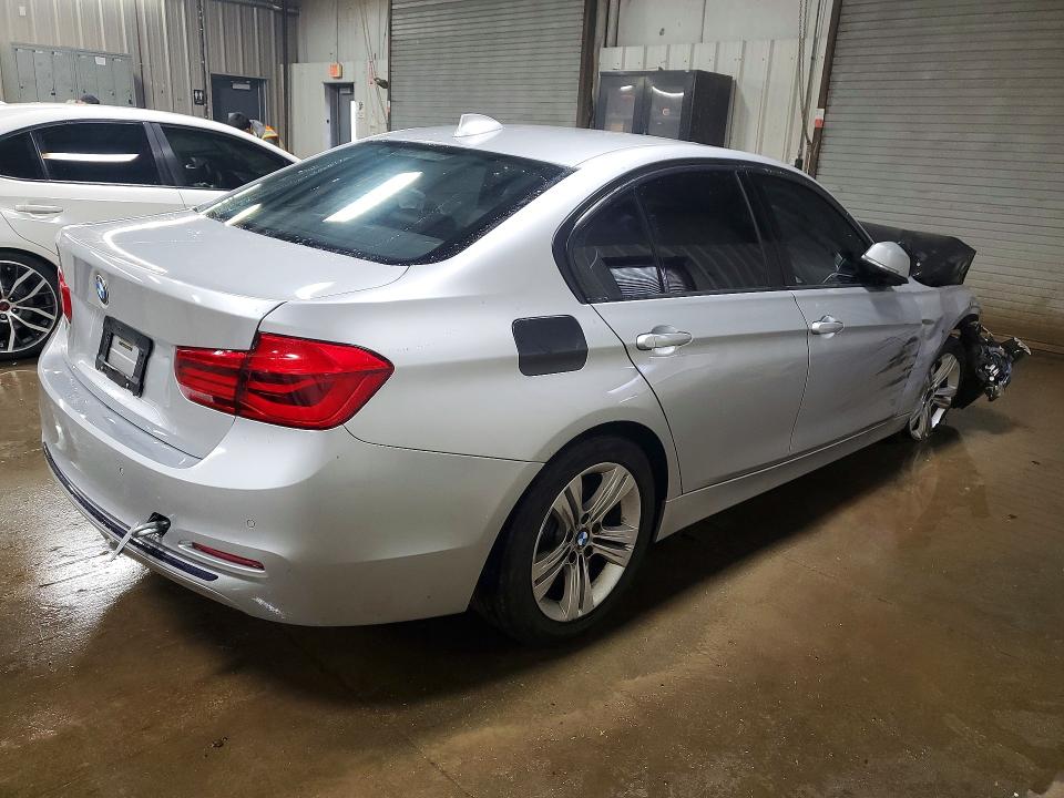 2016 BMW 3er VIN WBA8E3G59GNT76293 COPART salvage auction — FRONT END, Il - Salvage Certificate, sold $875 on 2026-08-11 (photo 3)