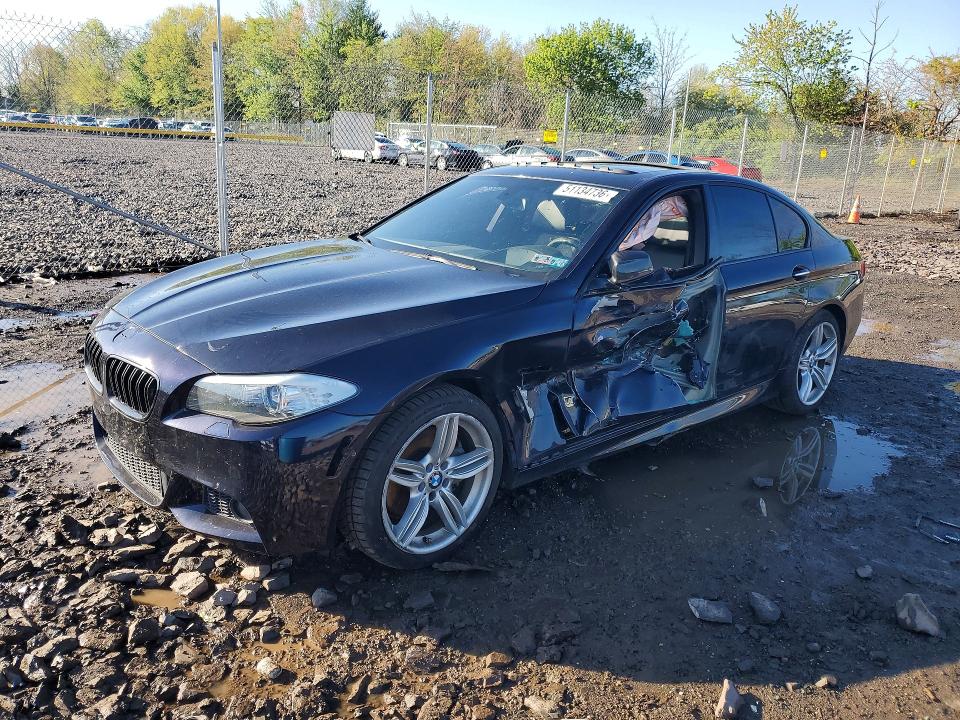 2013 BMW 5er VIN WBAFU9C56DDY70826 COPART salvage auction — SIDE, Salvage Title, sold $1,450 on 2026-07-13 (photo 1)