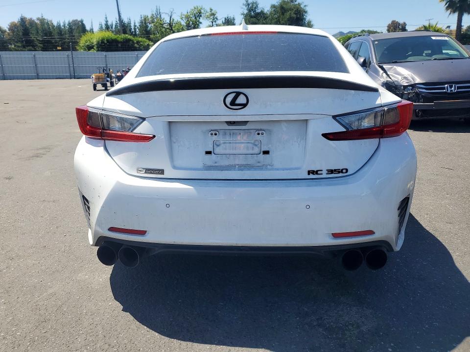 2015 Lexus Rc 350 VIN JTHHE5BC4F5009917 COPART salvage auction — VANDALISM, CA - SALVAGE CERTIFICATE, sold $11,300 on 2026-07-21 (photo 6)