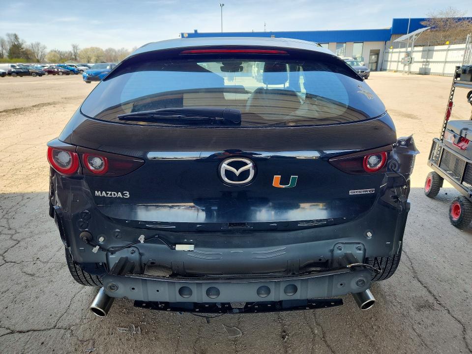 2024 Mazda 3 VIN JM1BPALM4R1713001 COPART salvage auction — REAR END, In - Bill Of Sale - Parts Only, sold $2,100 on 2026-07-27 (photo 6)