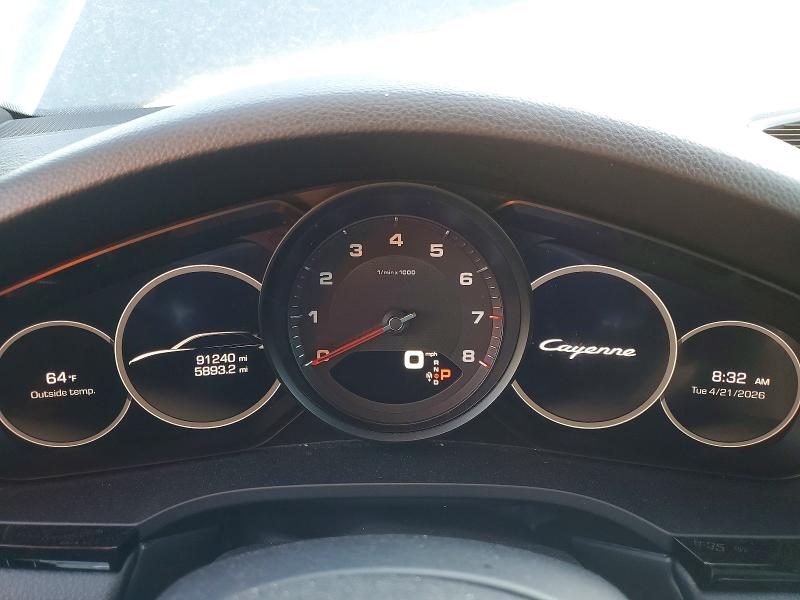 2019 Porsche Cayenne VIN WP1AA2AY6KDA13542 COPART salvage auction — REAR END, Ga - Cert Of Title-Salvage, sold $16,600 on 2026-08-03 (photo 9)
