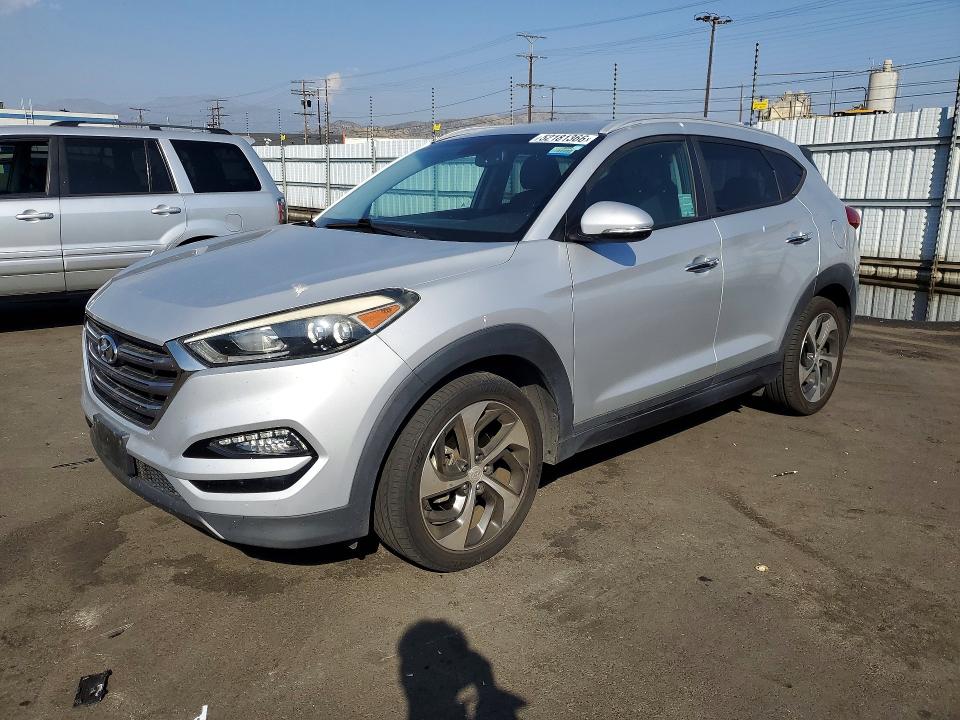 2016 Hyundai Tucson VIN KM8J33A25GU155073 COPART salvage auction — REAR END, Salvage Title, sold $2,200 on 2026-07-22 (photo 1)
