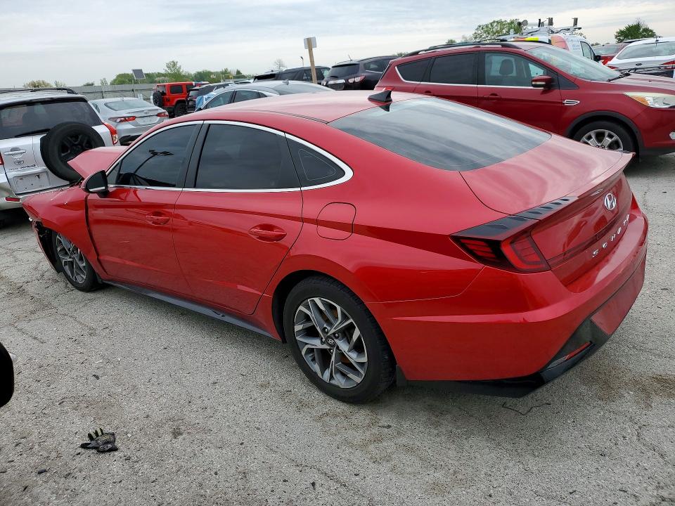 2020 Hyundai Sonata VIN 5NPEL4JA2LH058985 COPART salvage auction — FRONT END, In - Cert Of Title-Salvage Title, sold $2,300 on 2026-07-10 (photo 2)