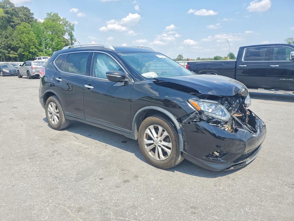 2015 Nissan Rogue VIN KNMAT2MV2FP536431 COPART salvage auction — FRONT END, Nc - Salvage Certificate Of Title, sold $575 on 2026-07-16 (photo 4)