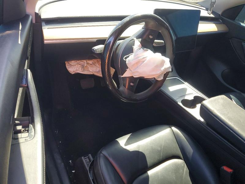 2021 Tesla Model y VIN 5YJYGAEE0MF216852 COPART salvage auction — FRONT END, Ca - Salvage Certificate, sold $3,800 on 2026-07-02 (photo 8)