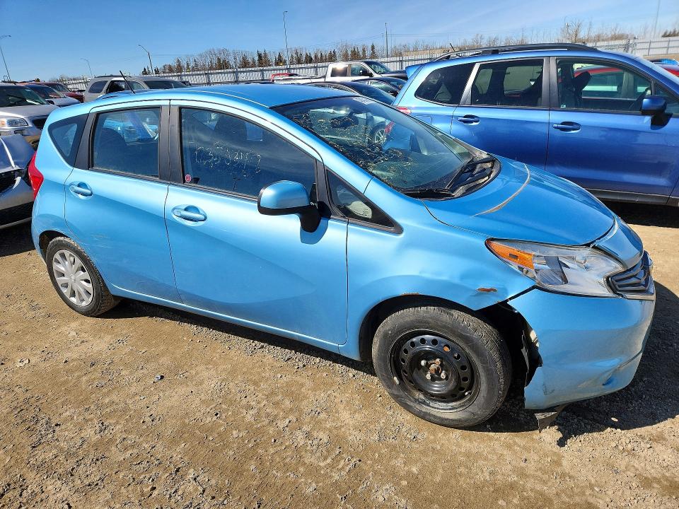 2014 Nissan Versa note VIN 3N1CE2CP5EL420580 COPART salvage auction — MECHANICAL, Ab - Oop - Salvage, sold $550 on 2026-07-09 (photo 4)