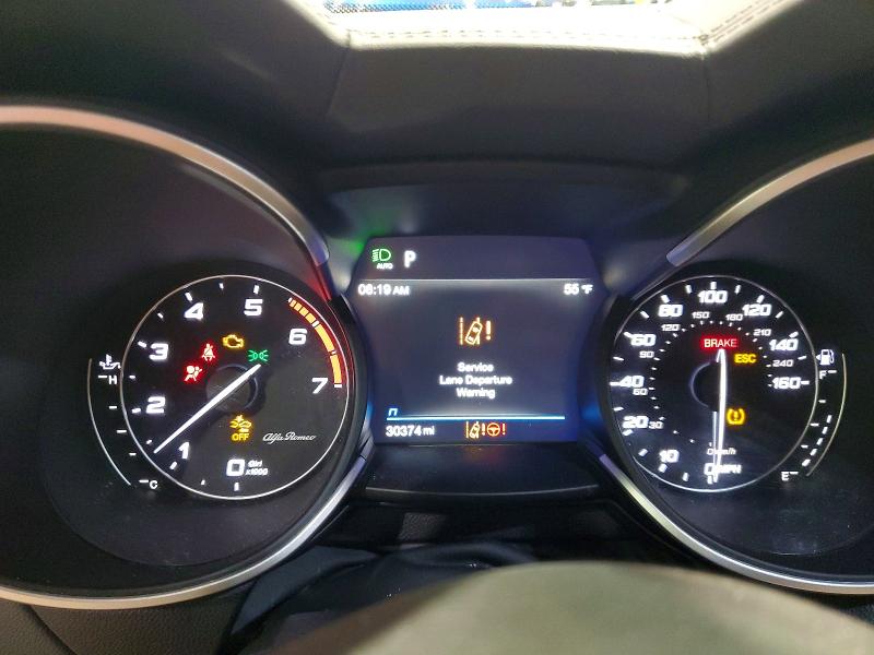 2023 Alfa romeo Stelvio VIN ZASPAKBN4P7D57013 COPART salvage auction — REAR END, Mi - Scrap Certificate Of Title, sold $11,600 on 2026-07-14 (photo 9)