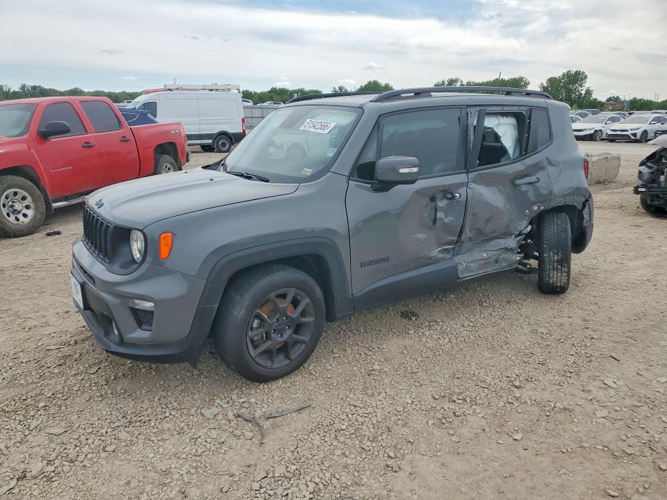2020 Jeep Renegade VIN ZACNJABB2LPL23288 COPART salvage auction — SIDE, Ks - Cert Of Title-Salvage, sold $2,400 on 2026-08-11 (photo 1)