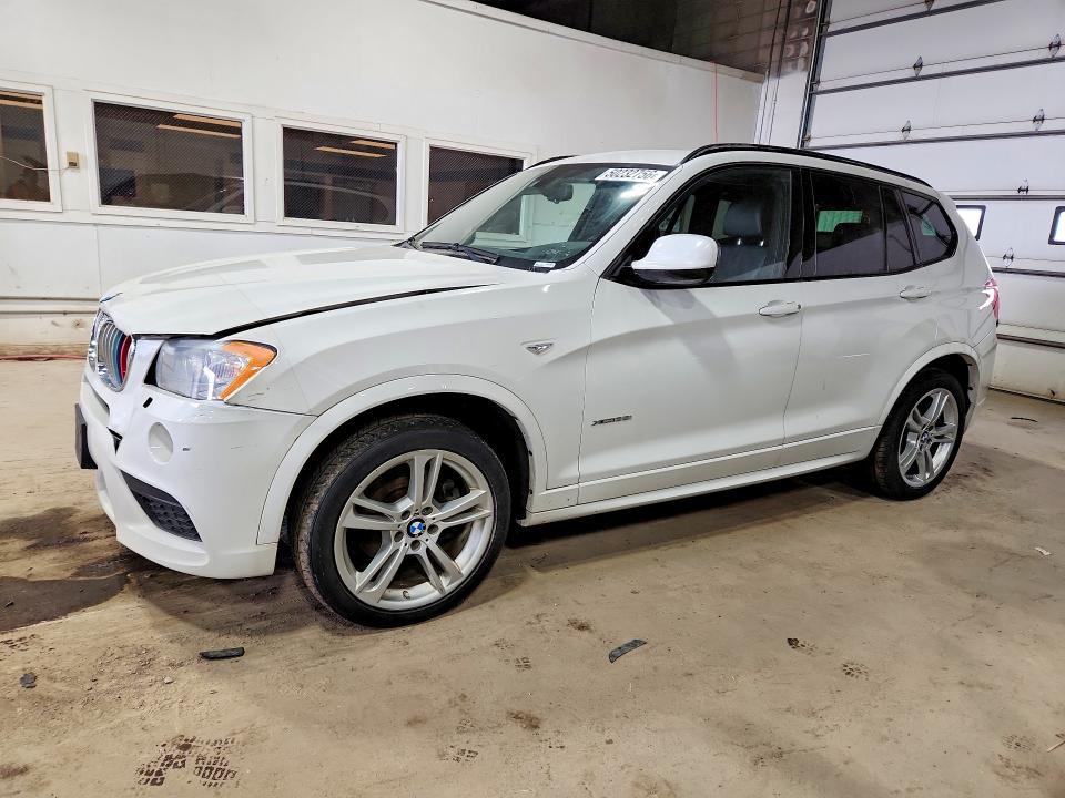 2014 BMW X3 VIN 5UXWX7C50E0E76425 — COPART salvage auction photo