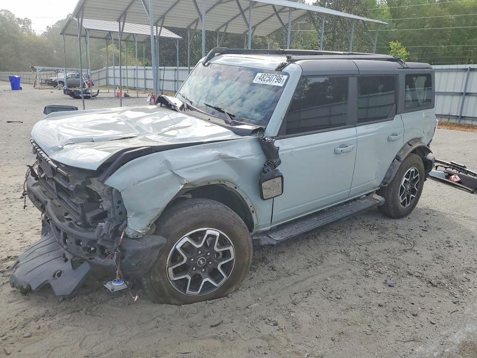 2024 Ford Bronco VIN 1FMDE8BHXRLA25340 COPART salvage auction — ROLLOVER, GA - CERT OF TITLE-SALVAGE, sold $7,100 on 2026-07-30 (photo 1)