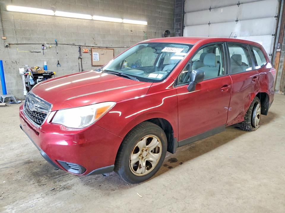 2014 Subaru Forester VIN JF2SJAAC0EH509519 COPART salvage auction — SIDE, Salvage Title, sold $1,300 on 2026-07-20 (photo 1)