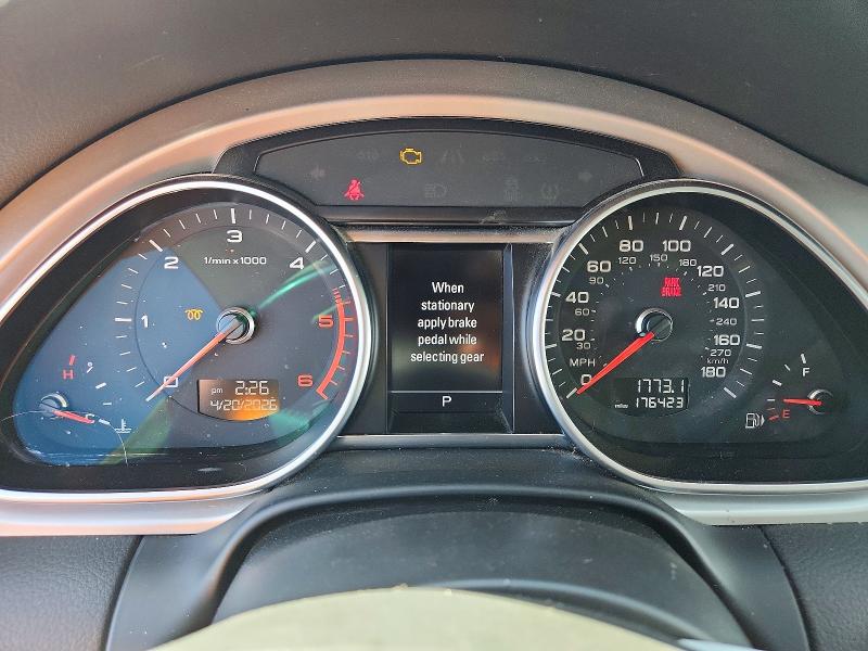 2014 Audi Q7 VIN WA1LMAFE6ED004008 COPART salvage auction — FRONT END, MT - CERTIFICATE OF TITLE, sold $2,200 on 2026-07-28 (photo 9)