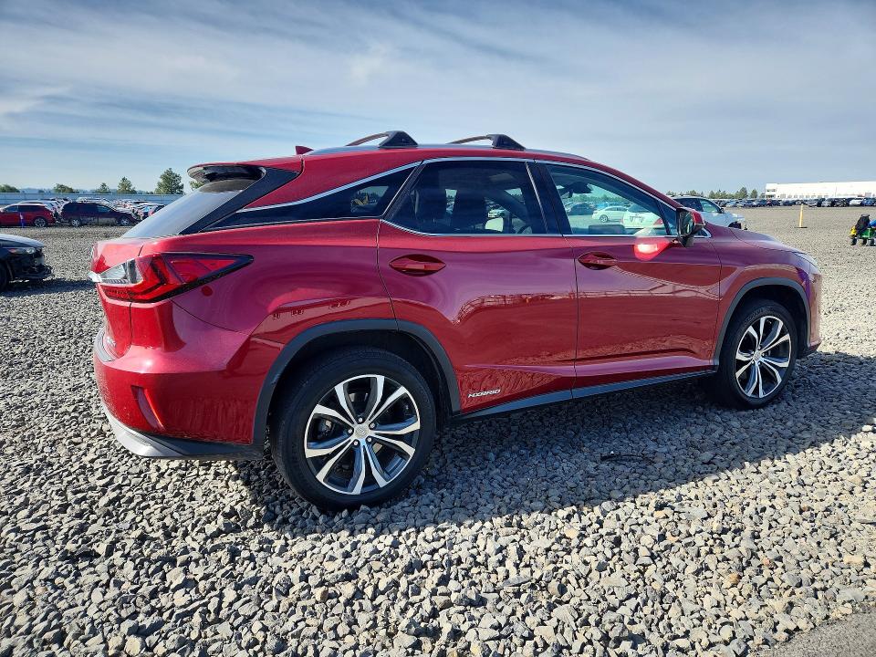 2016 Lexus Rx 450h VIN 2T2BGMCA1GC002884 COPART salvage auction — NORMAL WEAR, FL - CERTIFICATE OF TITLE, sold $2,950 on 2026-07-22 (photo 3)