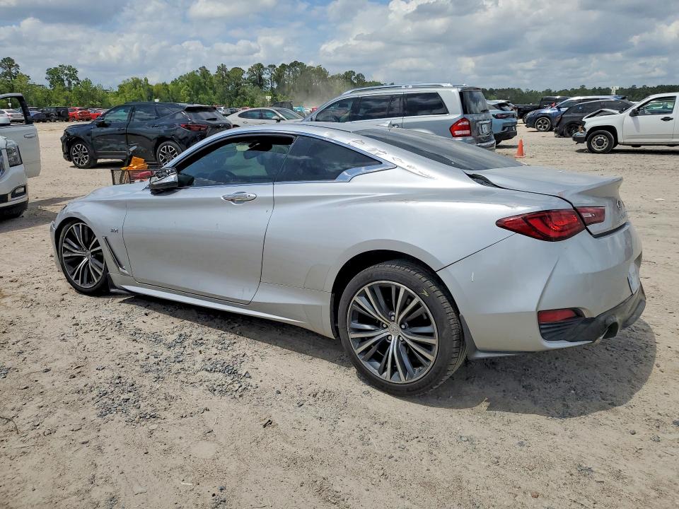 2017 Infiniti Q60 VIN JN1EV7EK3HM364446 COPART salvage auction — FRONT END, Tx - Salvage Vehicle Title, sold $2,400 on 2026-07-21 (photo 2)