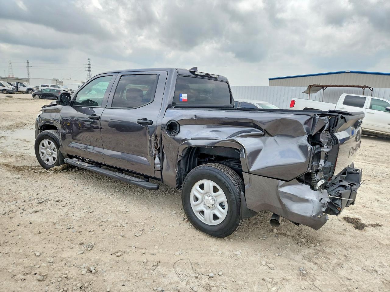 2026 Toyota Tundra VIN 5TFKB5AB4TX052680 COPART salvage auction — Front End, TX - SALVAGE VEHICLE TITLE, sold $13,800 on 2026-05-12 (photo 2)