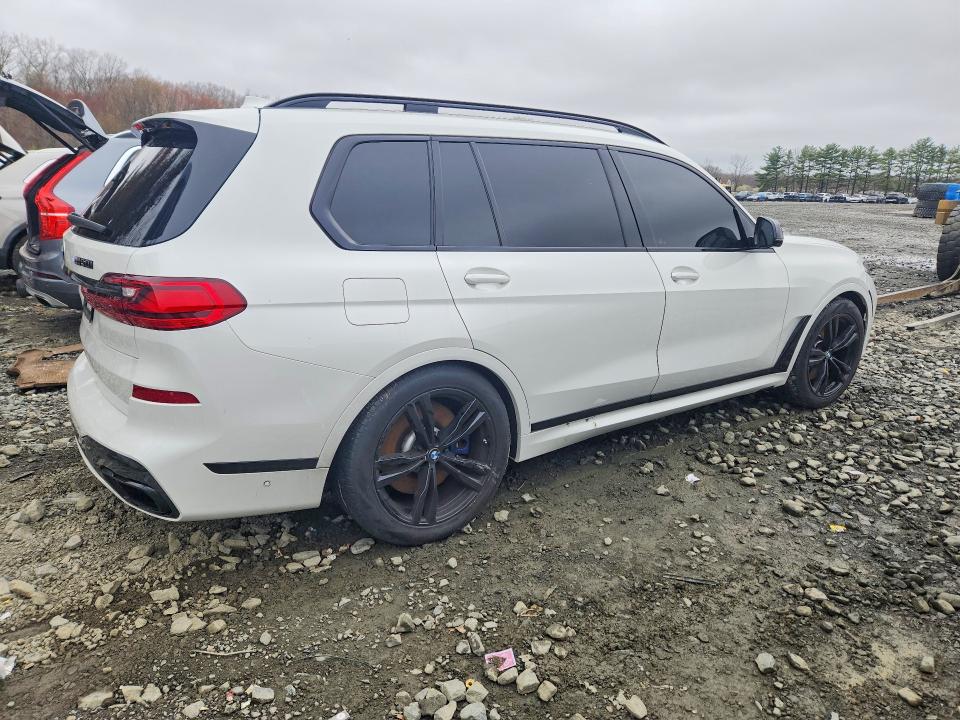 2021 BMW X7 VIN 5UXCX6C04M9F01774 COPART salvage auction — WATER/FLOOD, Nj - Cert Of Title-Salvage Flood, sold $23,600 on 2026-07-13 (photo 3)