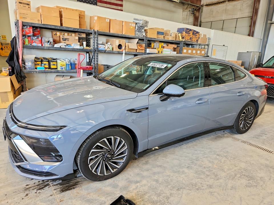 2024 Hyundai Sonata VIN KMHL54JJ2RA102335 COPART salvage auction — HAIL, NE - CERT OF TITLE-SALVAGE, sold $4,350 on 2026-07-28 (photo 1)