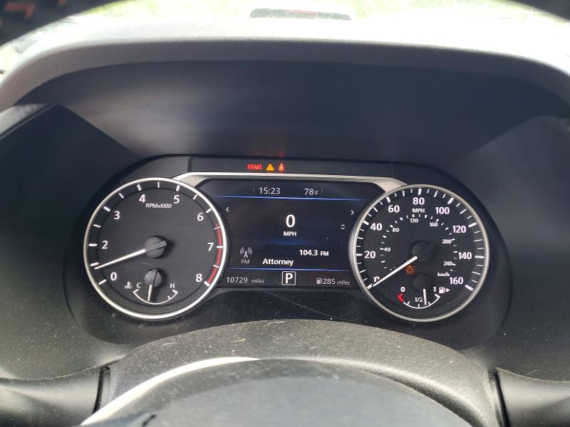 2025 Nissan Sentra VIN 3N1AB8DV2SY208167 COPART salvage auction — FRONT END, Md - Cert Of Salvage > 75% Damage, sold $6,000 on 2026-07-02 (photo 9)