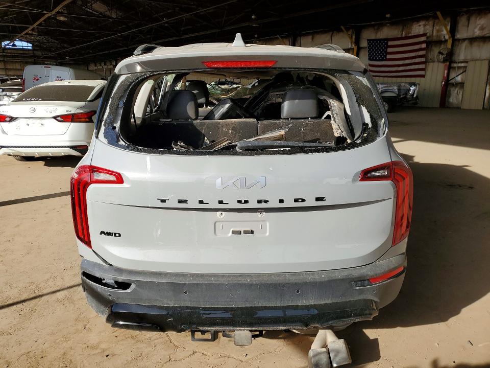 2022 Kia Telluride VIN 5XYP3DHC6NG310666 COPART salvage auction — ALL OVER, Az - Cert Of Title - Salvage, sold $975 on 2026-07-20 (photo 6)